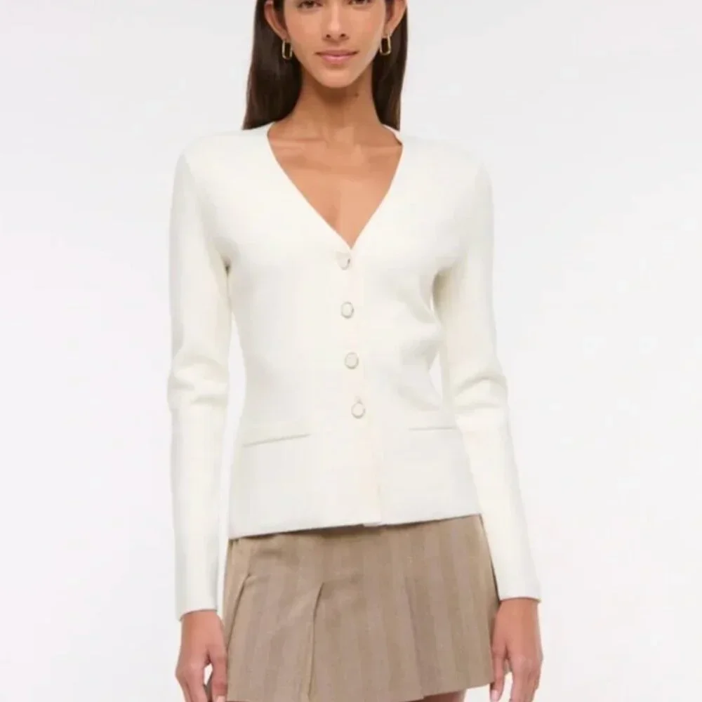 Abercrombie & Fitch Luxesoft Skimming Cardigan - Picture 1 of 10